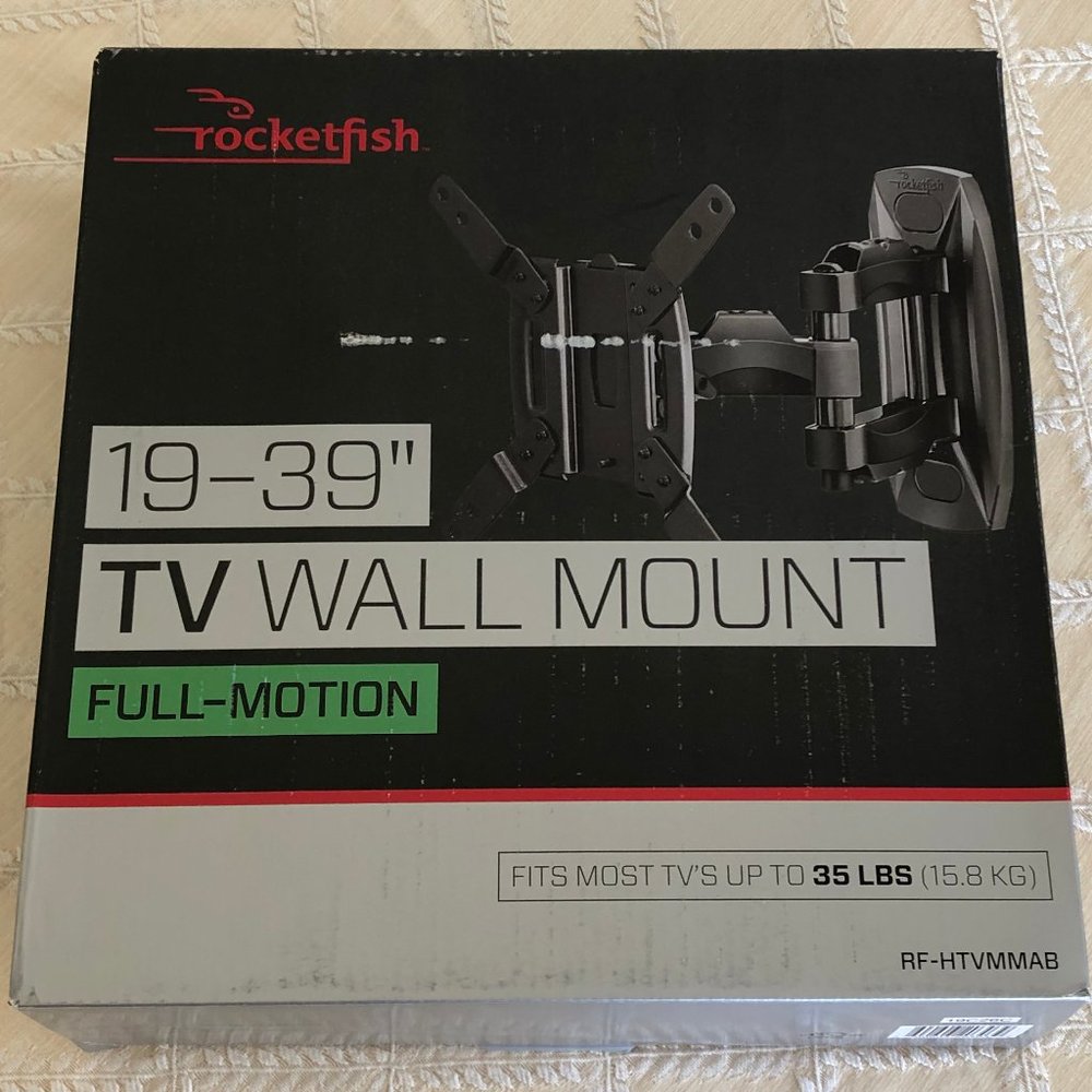 Rocketfish Full Motion TV Wall Mount NIB